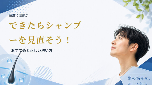 頭皮に湿疹ができたらシャンプーを見直そう！おすすめと正しい洗い方